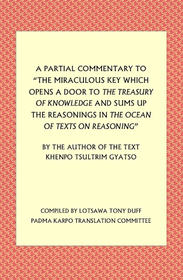 (image for) The Miraculous Key by Khenpo Tsultrim (PDF)